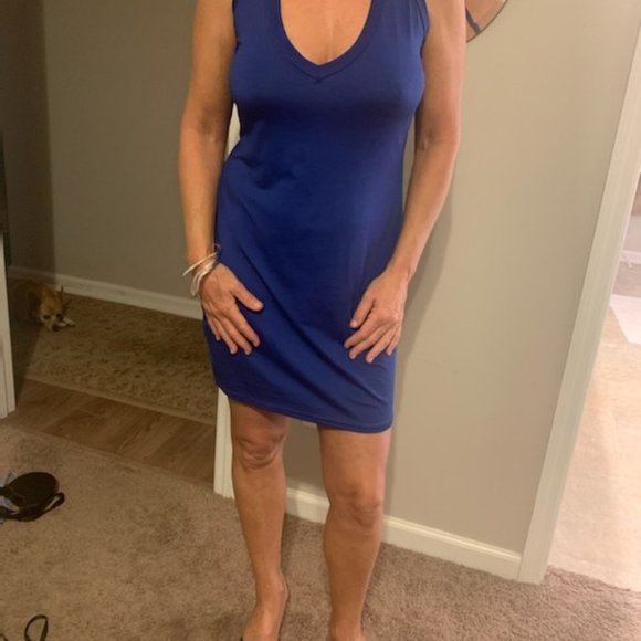 NEW royal blue cross back dress - Picture 5 of 6